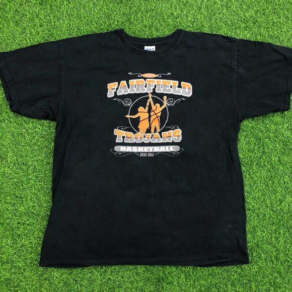 Gildan Other - Black Vintage 2010 Fairfield Trojans Basketball Graphic Tee